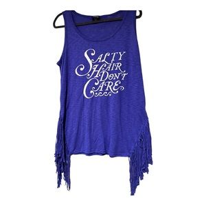 Salty Hair Don’t Care Torrid Tank Top with Fringe